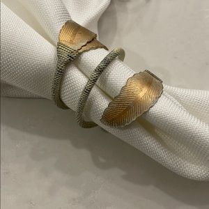 Gold napkin holders
